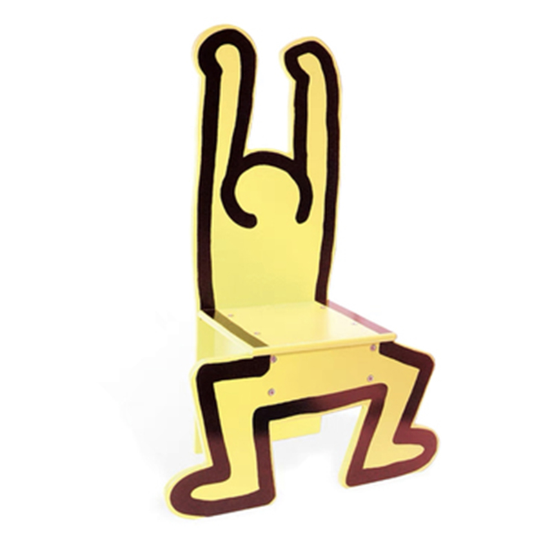 Детский стул Chaise Keith Haring Dancer Vilac Желтый Желтый Детский стул Chaise Keith Haring Dancer Vilac Желтый Желтый в Тюмени | Loft Concept