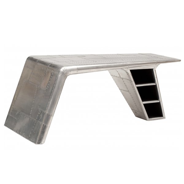 Рабочий стол Aviator desk Restoration Hardware Нержавеющая сталь Рабочий стол Aviator desk Restoration Hardware Нержавеющая сталь в Тюмени | Loft Concept