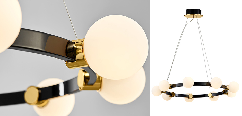 Люстра Hoop Balls Chandelier Люстра Hoop Balls Chandelier - Loft-Concept в Тюмени