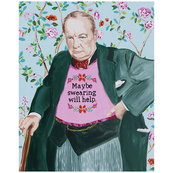 Картина "Winston Churchill Thinks Swearing Will Make It Better" Мульти Картина "Winston Churchill Thinks Swearing Will Make It Better" Мульти в Тюмени | Loft Concept