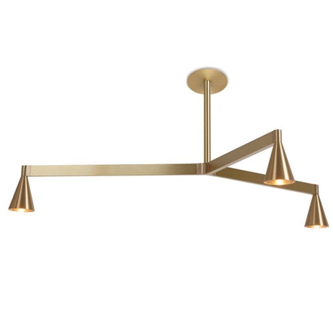 Люстра Austere Ceiling Light Латунь Люстра Austere Ceiling Light Латунь в Тюмени | Loft Concept
