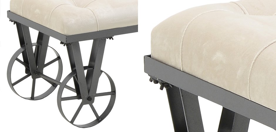 Банкетка Bench Seat Loft white Банкетка Bench Seat Loft white - Loft-Concept в Тюмени