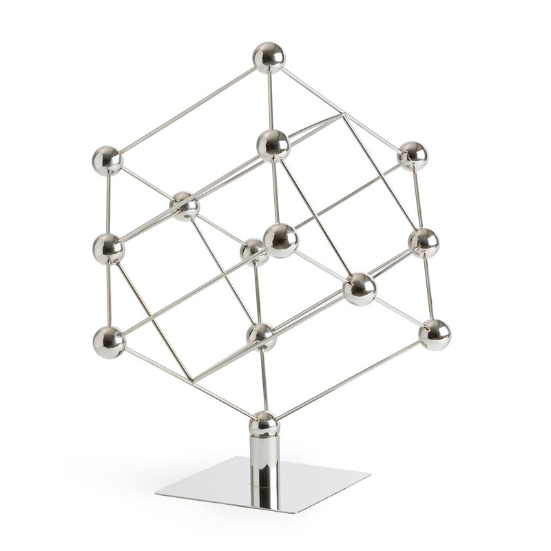 Аксессуар лофт Statuette Atoms Хром в Тюмени | Loft Concept 