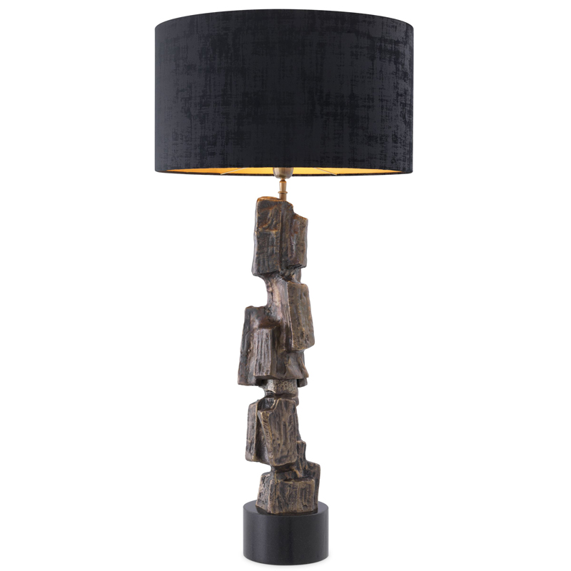 Настольная лампа Eichholtz Table Lamp Noto Винтажная латунь Черный Настольная лампа Eichholtz Table Lamp Noto Винтажная латунь Черный в Тюмени | Loft Concept