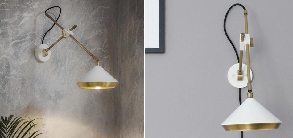 Бра Bert Frank SHEAR SHEAR WALL LIGHT Белый Бра Bert Frank SHEAR SHEAR WALL LIGHT Белый - Loft-Concept в Тюмени