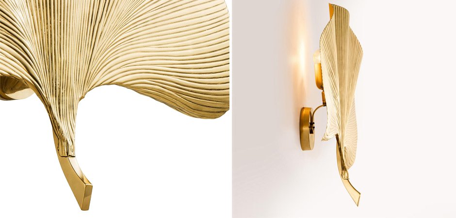 Бра Eichholtz Wall Lamp Las Palmas Gold 110468 Бра Eichholtz Wall Lamp Las Palmas Gold 110468 - Loft-Concept в Тюмени