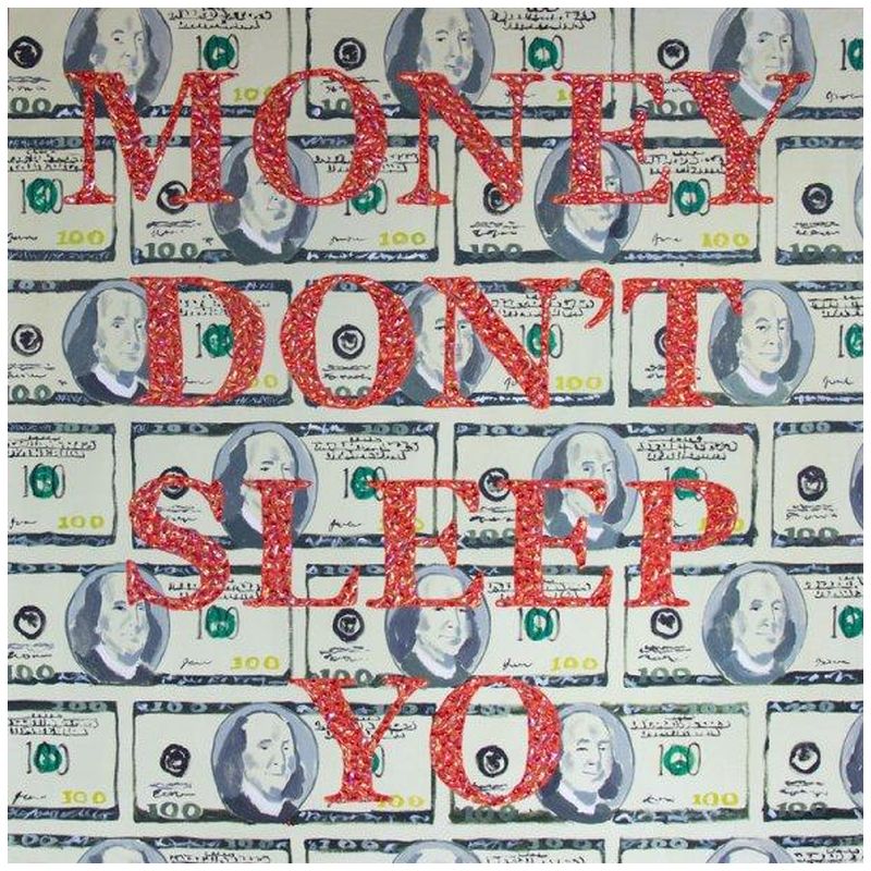 Картина “Money Don’t Sleep Yo” Мульти Картина “Money Don’t Sleep Yo” Мульти в Тюмени | Loft Concept