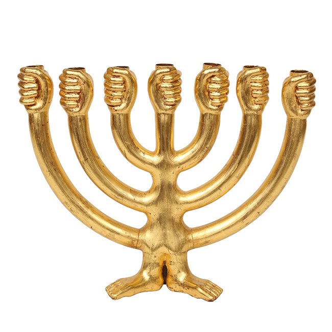 Подсвечник Menorah Глянцевое золото Подсвечник Menorah Глянцевое золото в Тюмени | Loft Concept