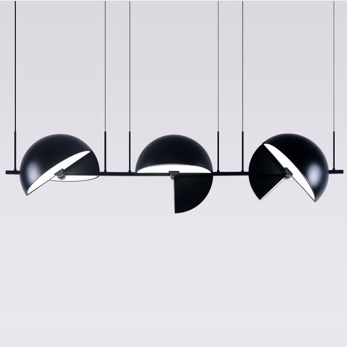 Подвесной светильник Trapeze Triplette by oblure Черный Подвесной светильник Trapeze Triplette by oblure Черный в Тюмени | Loft Concept
