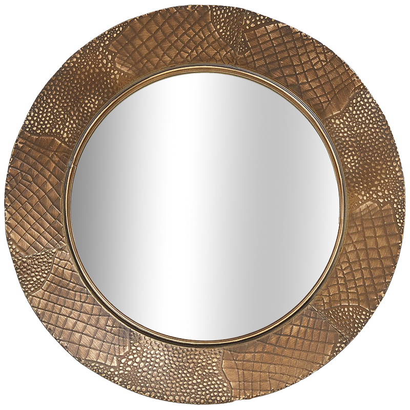 Круглое зеркало Rafferty Round Brass Mirror Латунь Зеркало Круглое зеркало Rafferty Round Brass Mirror Латунь Зеркало в Тюмени | Loft Concept