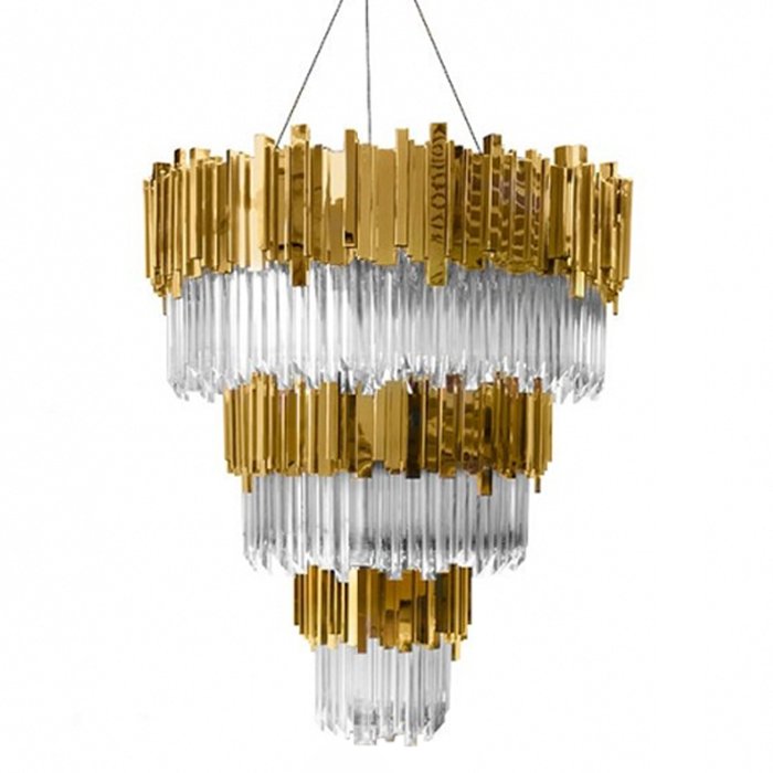 Люстра Luxxu by Covet Lounge EMPIRE Suspension 65 Глянцевое золото Прозрачное Стекло Люстра Luxxu by Covet Lounge EMPIRE Suspension 65 Глянцевое золото Прозрачное Стекло в Тюмени | Loft Concept