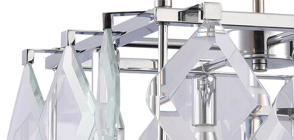Люстра Glass Rhombus Lighting square Люстра Glass Rhombus Lighting square - Loft-Concept в Тюмени