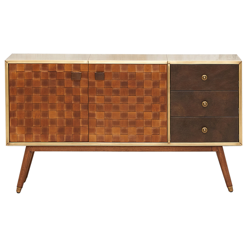 Комод Lanzo Chest of Drawers Коричневый Латунь Комод Lanzo Chest of Drawers Коричневый Латунь в Тюмени | Loft Concept
