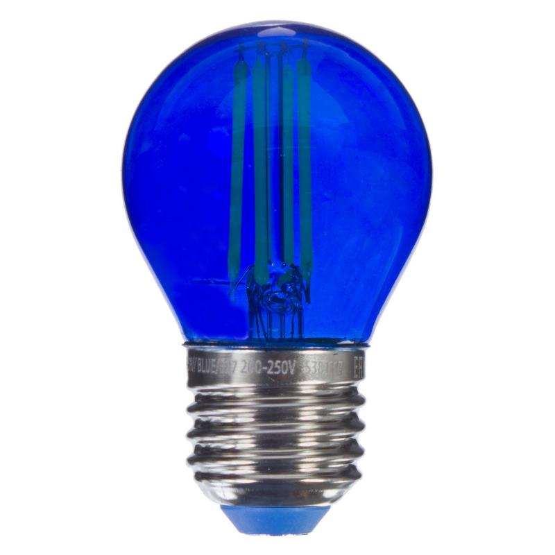 Синяя прозрачная лампочка LED E27 5W Синий Синяя прозрачная лампочка LED E27 5W Синий в Тюмени | Loft Concept