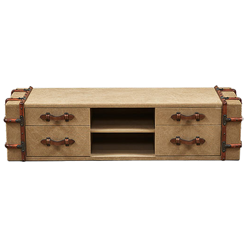 ТВ-тумба Suitcase TV stand Коричневый Бежевый ТВ-тумба Suitcase TV stand Коричневый Бежевый в Тюмени | Loft Concept