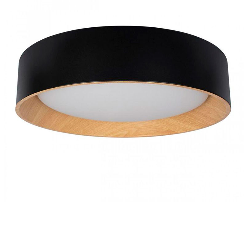 Светильник потолочный круглый Assol cup Black Wood диаметр 45 Черный матовый Древесина Светильник потолочный круглый Assol cup Black Wood диаметр 45 Черный матовый Древесина в Тюмени | Loft Concept