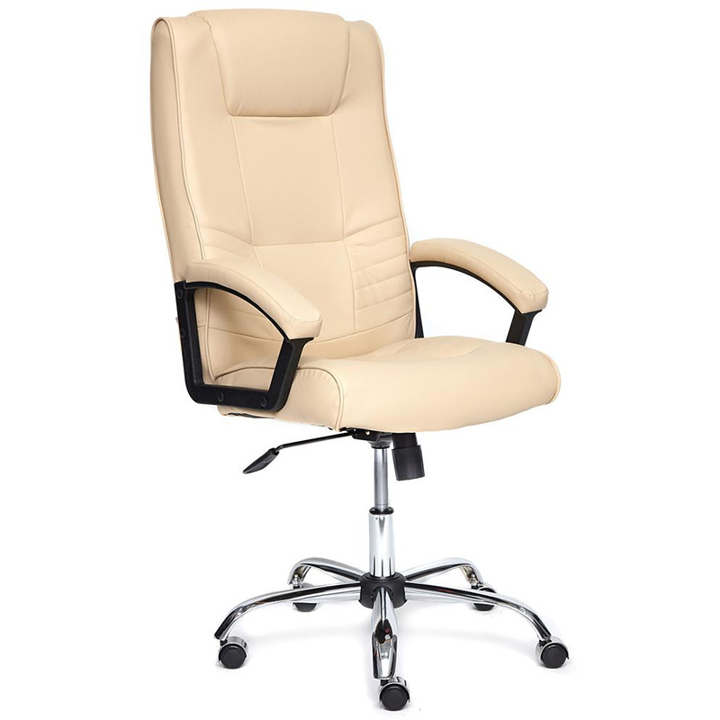 Кресло Gabriel Eco-Leather chair Бежевый Кресло Gabriel Eco-Leather chair Бежевый в Тюмени | Loft Concept