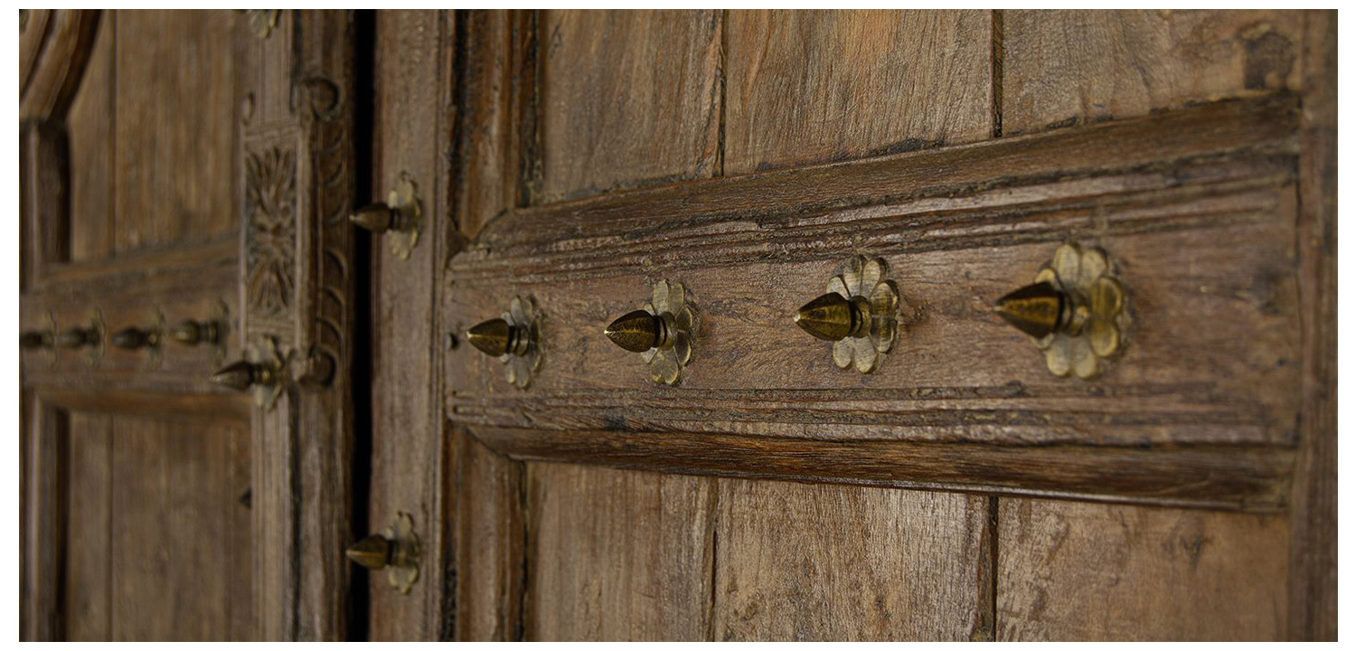 Антикварная дверь Индия - фото №1