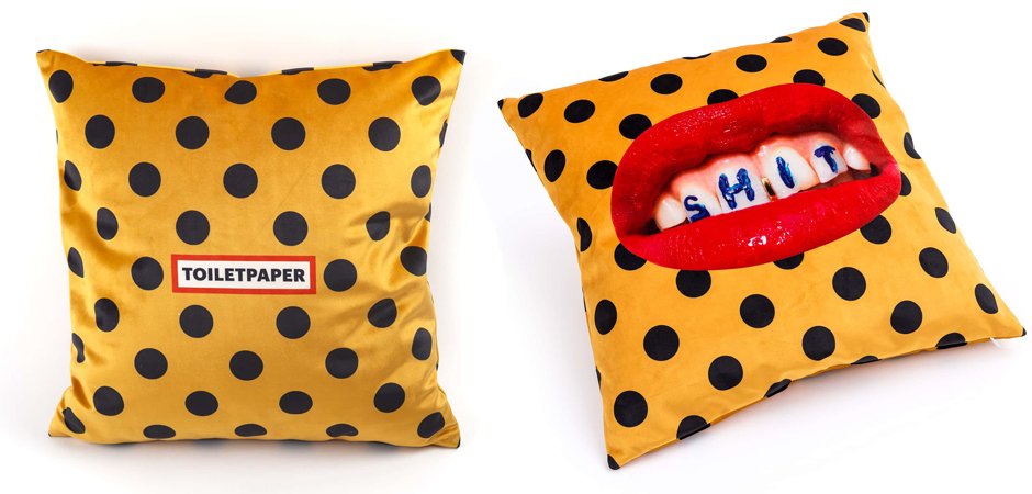 Подушка Seletti Cushion Shit Toiletpaper Подушка Seletti Cushion Shit Toiletpaper - Loft-Concept в Тюмени