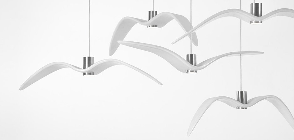 Подвесной светильник Brokis Night Birds white Подвесной светильник Brokis Night Birds white - Loft-Concept в Тюмени