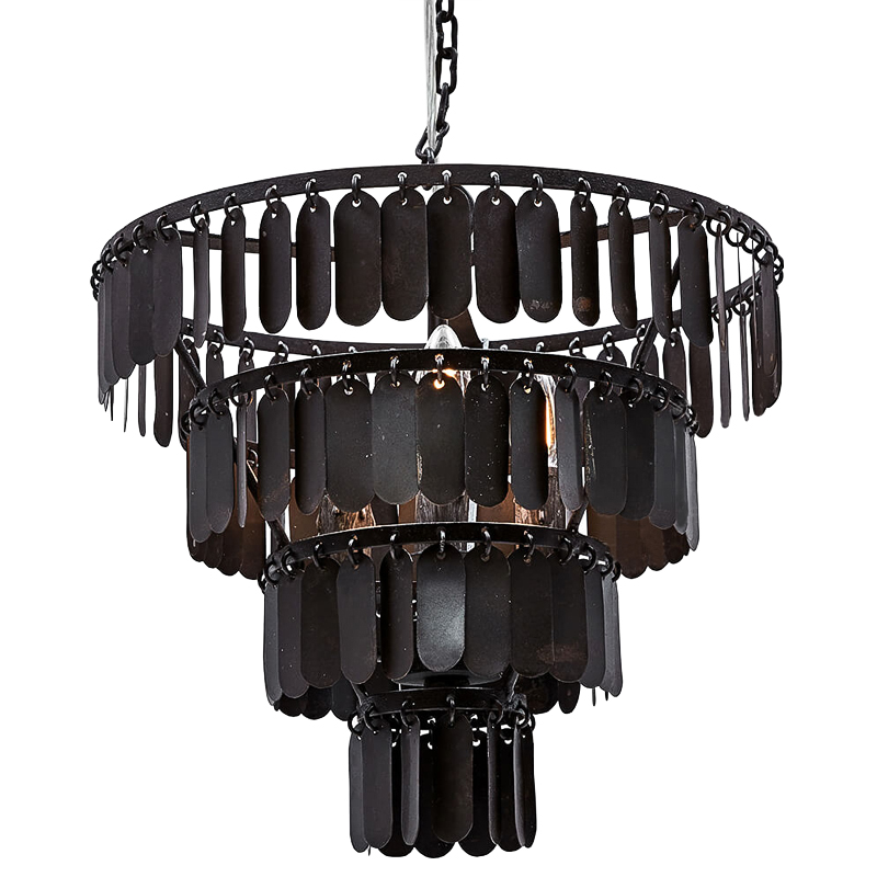 Люстра Manga Black Chandelier Черный Люстра Manga Black Chandelier Черный в Тюмени | Loft Concept