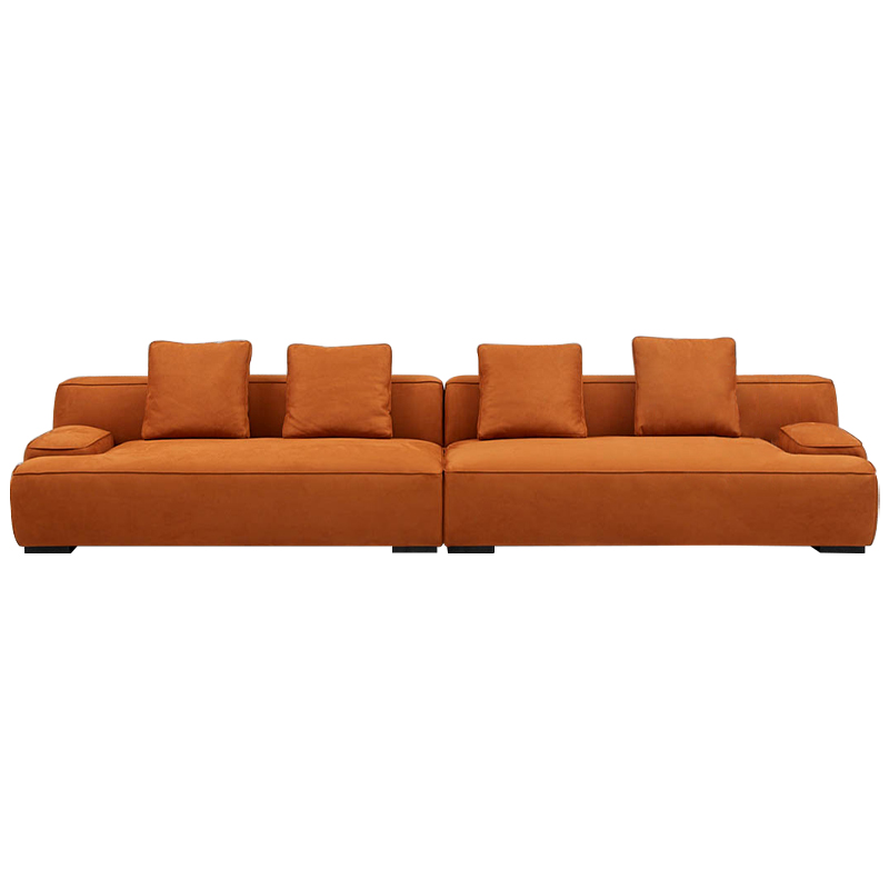 Диван Colby Orange Sofa Оранжевый Диван Colby Orange Sofa Оранжевый в Тюмени | Loft Concept