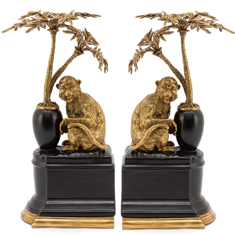 Держатель для книг BOOKEND MONKEY ATLANTIDE Бронза Черный Держатель для книг BOOKEND MONKEY ATLANTIDE Бронза Черный в Тюмени | Loft Concept