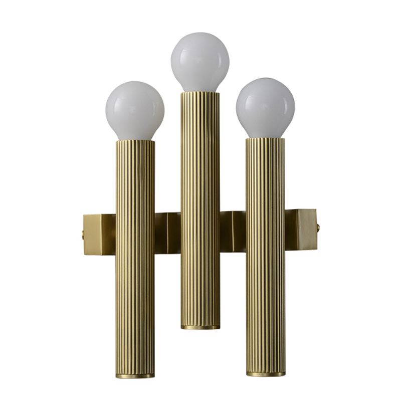 Бра Corrugated Brass Wall Lamp Латунь Бра Corrugated Brass Wall Lamp Латунь в Тюмени | Loft Concept