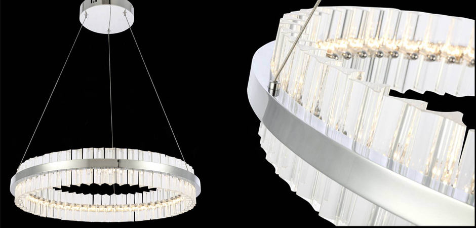 Люстра Ring Horizontal Chrome Люстра Ring Horizontal Chrome - Loft-Concept в Тюмени