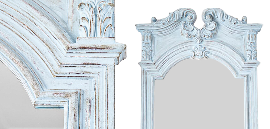 Зеркало Lupescu Mirror Pastel Blue Зеркало Lupescu Mirror Pastel Blue - Loft-Concept в Тюмени