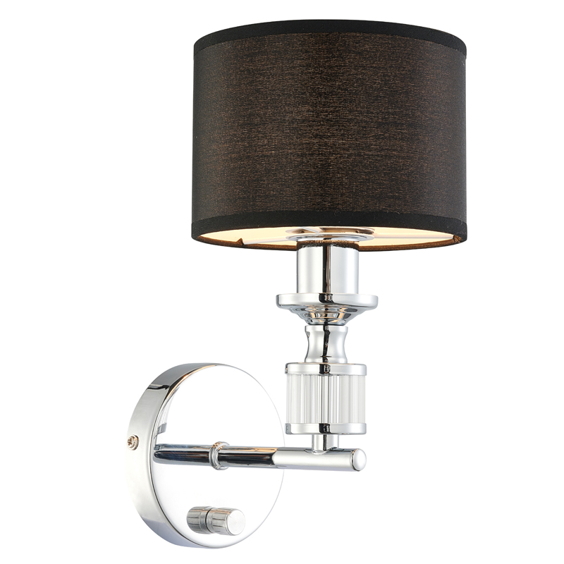 Бра Isidora Sconce Хром Серый Прозрачный Бра Isidora Sconce Хром Серый Прозрачный в Тюмени | Loft Concept