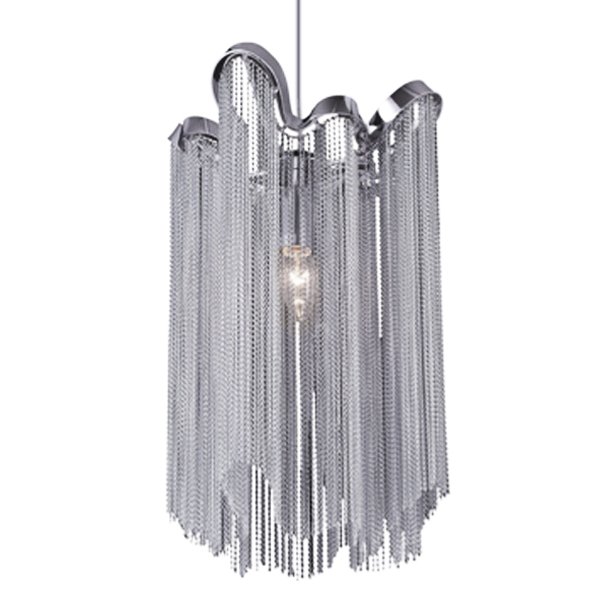 Подвесной светильник Atlantis Chain White Хром Подвесной светильник Atlantis Chain White Хром в Тюмени | Loft Concept
