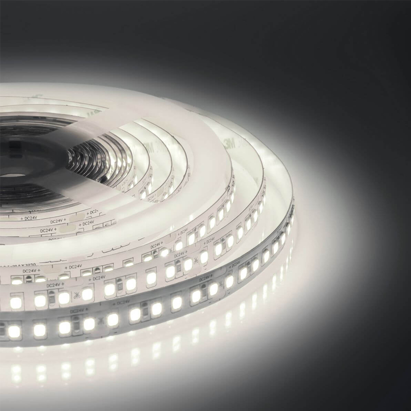 Светодиодная лента 18W/m 168Led/m 2835SMD дневной белый 1M Белый в Тюмени | Loft Concept 