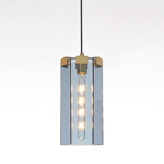 Человек из стали Gray Glass Pendant Lamp Золотой Прозрачное Стекло Человек из стали Gray Glass Pendant Lamp Золотой Прозрачное Стекло в Тюмени | Loft Concept