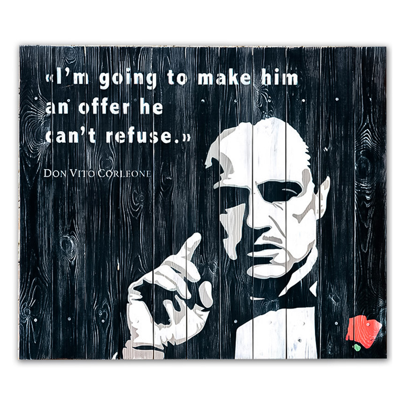 Постер Крёстный Отец Don Vito Corleone  в Тюмени | Loft Concept 