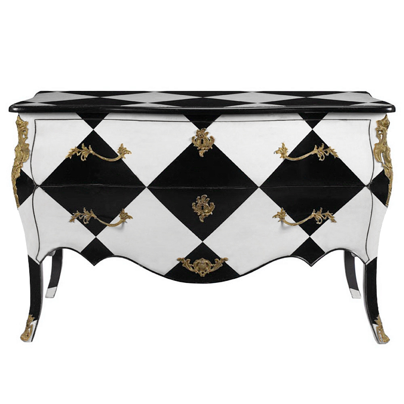 Комод ROMILLE COMMODE CHEST Бронза Черно-белый Комод ROMILLE COMMODE CHEST Бронза Черно-белый в Тюмени | Loft Concept