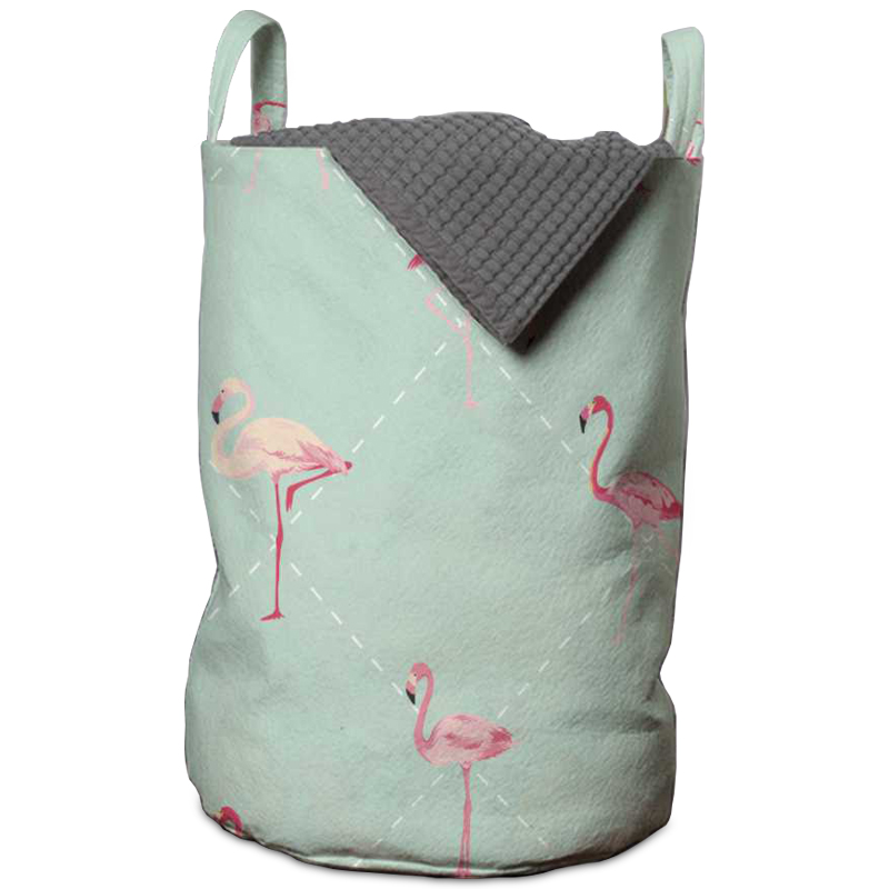 Корзина Flamingo Rhombus Basket Голубой пастельный Розовый пастельный Корзина Flamingo Rhombus Basket Голубой пастельный Розовый пастельный в Тюмени | Loft Concept