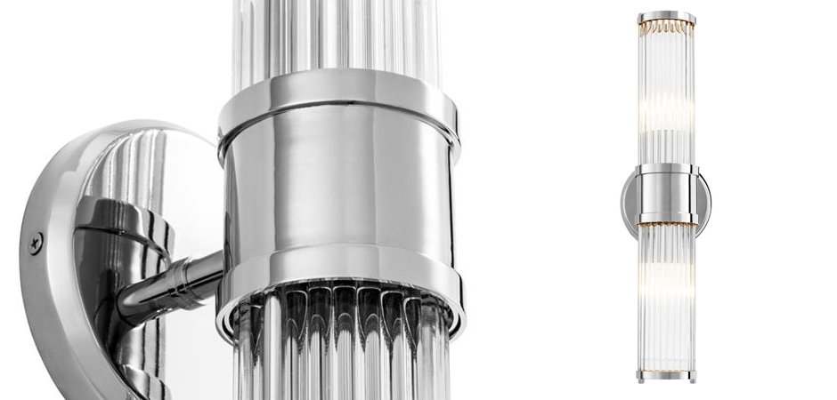 Бра Wall Lamp Claridges Double Nickel Бра Wall Lamp Claridges Double Nickel - Loft-Concept в Тюмени