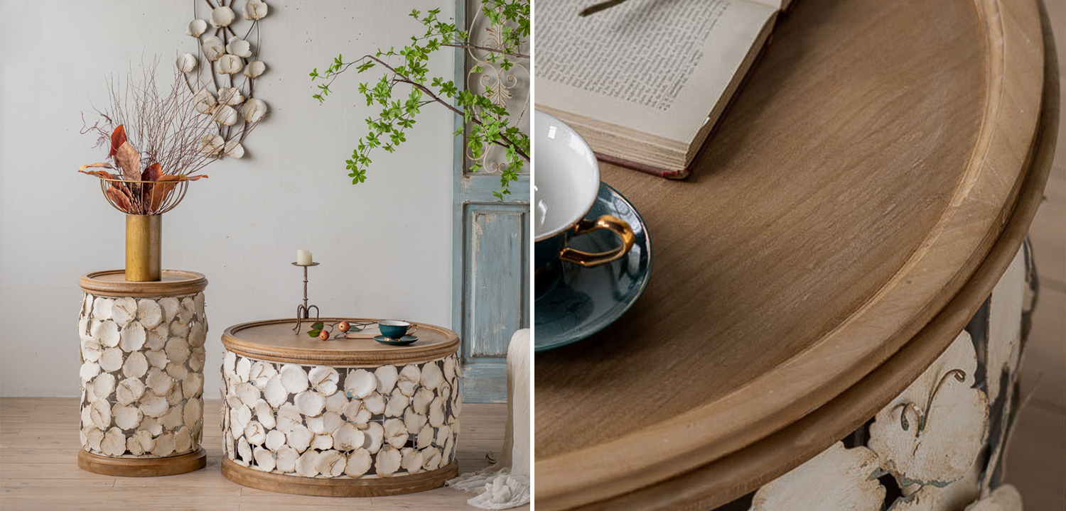 Приставной стол Metal Petals Side Table - фото