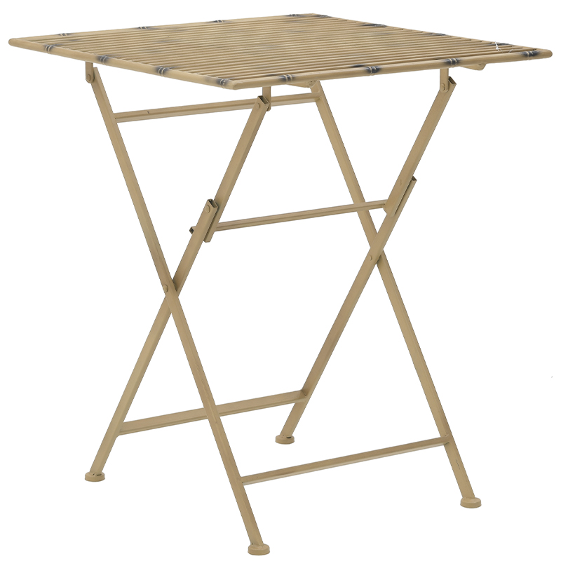 Приставной металлический складной стол Azra Metal Side Table Золотой Приставной металлический складной стол Azra Metal Side Table Золотой в Тюмени | Loft Concept