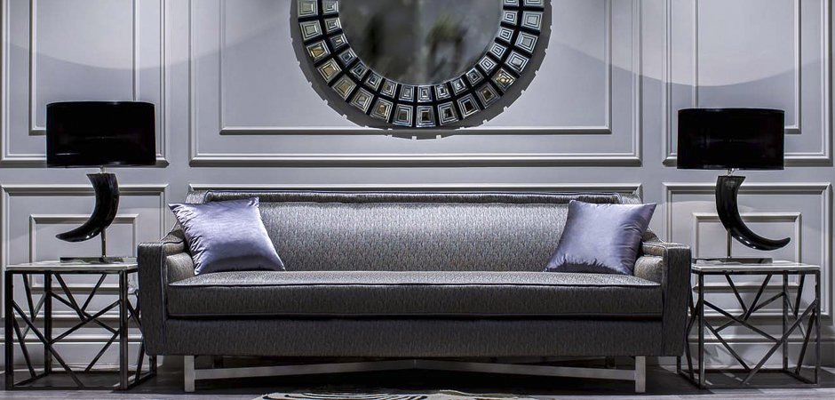 Приставной стол Serene Furnishing Chrome Marble Top Side Table Приставной стол Serene Furnishing Chrome Marble Top Side Table - Loft-Concept в Тюмени