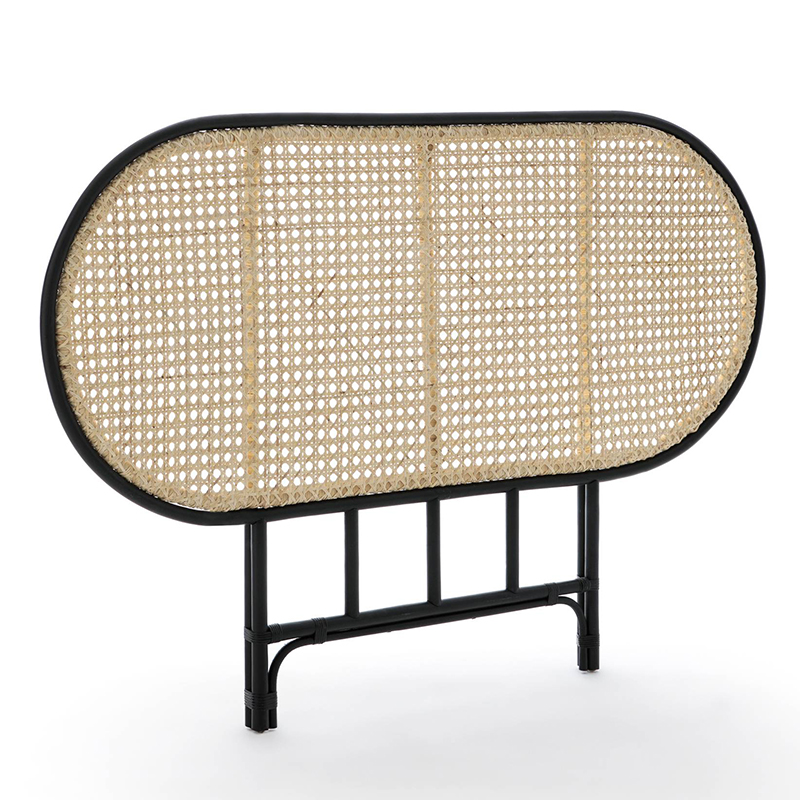Изголовье для кровати Wicker Rattan Бежевый Черный Изголовье для кровати Wicker Rattan Бежевый Черный в Тюмени | Loft Concept