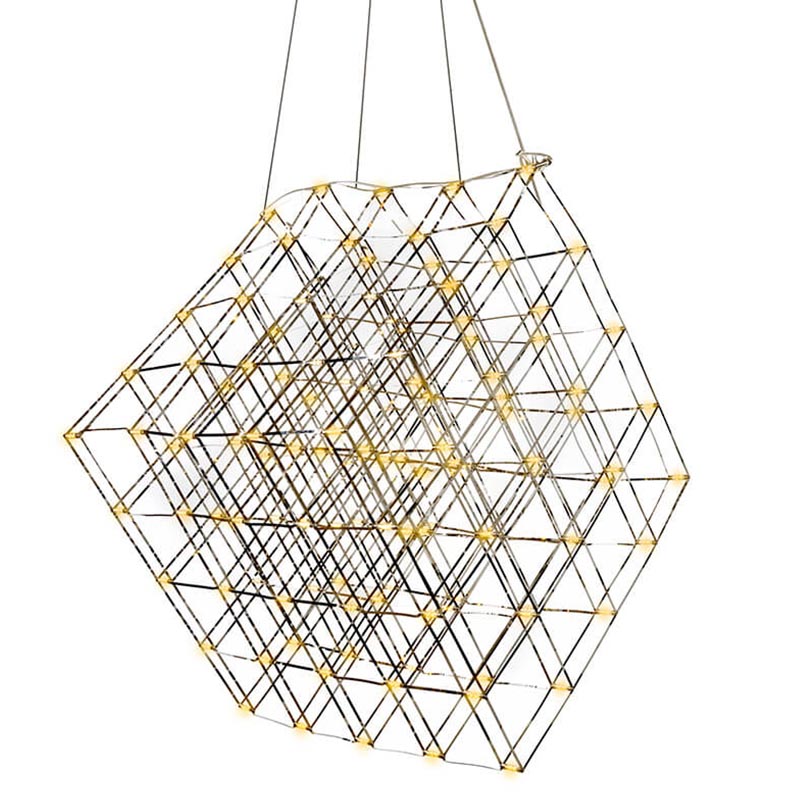 Люстра Moooi Tesseract Yellow lamp M Хром Люстра Moooi Tesseract Yellow lamp M Хром в Тюмени | Loft Concept
