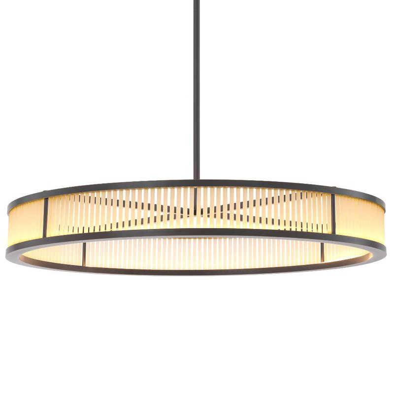 Люстра Eichholtz Chandelier Thibaud L Bronze Темная бронза Белое матовое стекло Люстра Eichholtz Chandelier Thibaud L Bronze Темная бронза Белое матовое стекло в Тюмени | Loft Concept