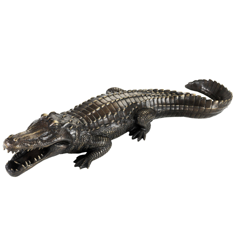 Статуэтка Eichholtz Crocodile Винтажная латунь Статуэтка Eichholtz Crocodile Винтажная латунь в Тюмени | Loft Concept