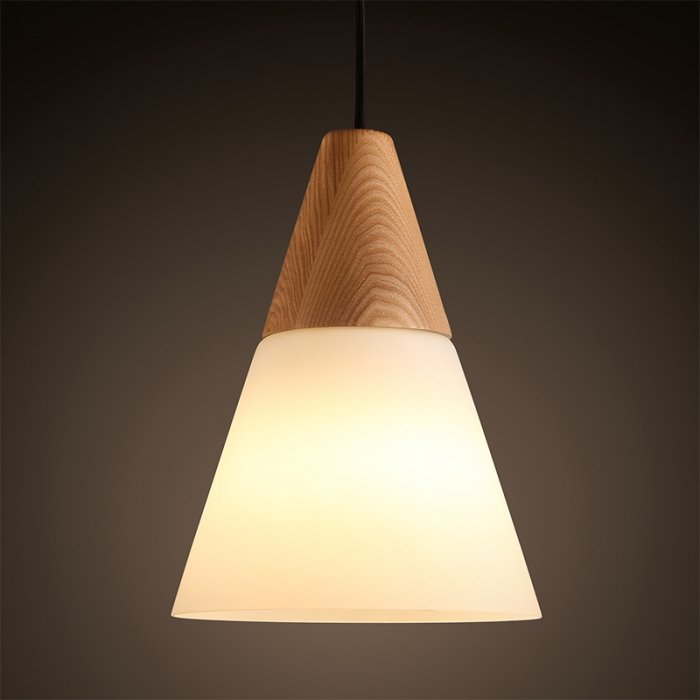 Подвесной светильник Opaque Light Middle Белый дуб Белый Подвесной светильник Opaque Light Middle Белый дуб Белый в Тюмени | Loft Concept