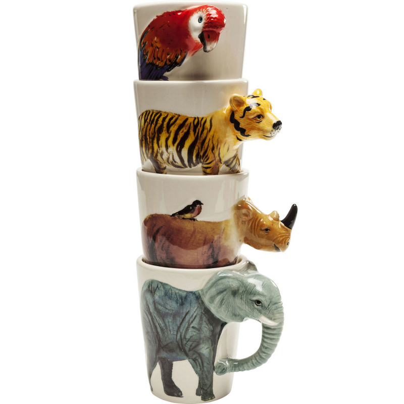 Кружка Tropical Animals mug Мульти Кружка Tropical Animals mug Мульти в Тюмени | Loft Concept
