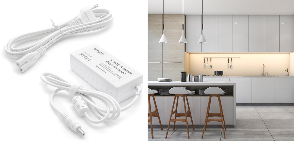 Комплект светодиодной ленты 14,4W/m 60LED/m 5050SMD теплый белый Комплект светодиодной ленты 14,4W/m 60LED/m 5050SMD теплый белый - Loft-Concept в Тюмени