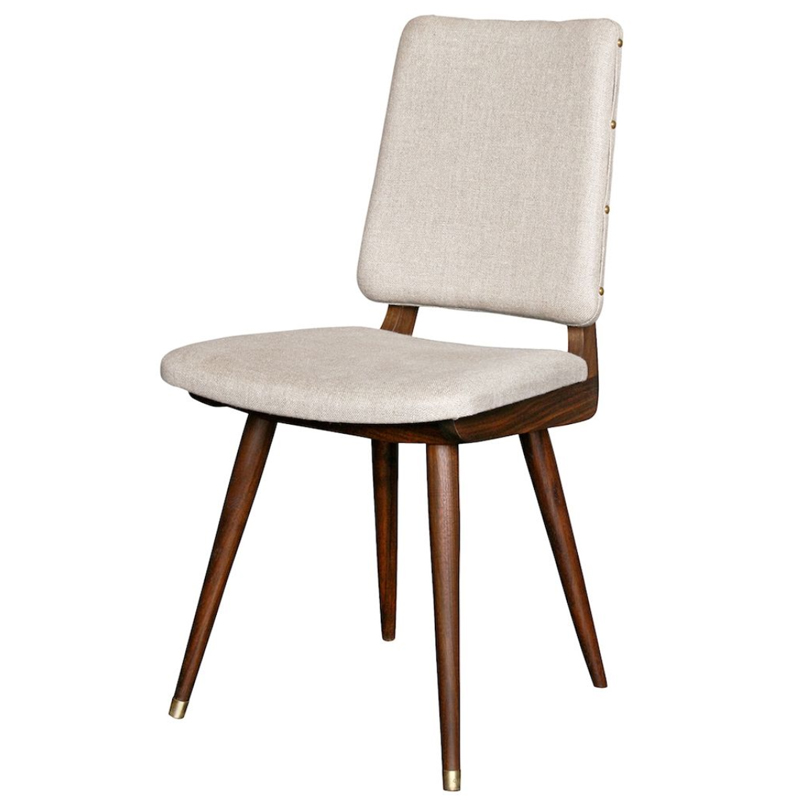 Стул Camille Dining Chair ivory ( слоновая кость ) Коричневый в Тюмени | Loft Concept 