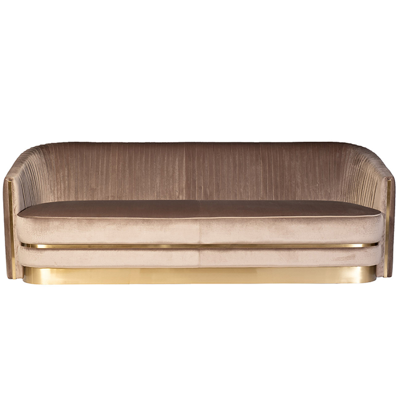 Диван трехместный велюр Bolger sofa three-seater velvet Дымчатая Роза Диван трехместный велюр Bolger sofa three-seater velvet Дымчатая Роза в Тюмени | Loft Concept